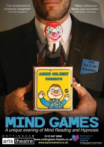 Mind Games 2012 stage mind reader poster